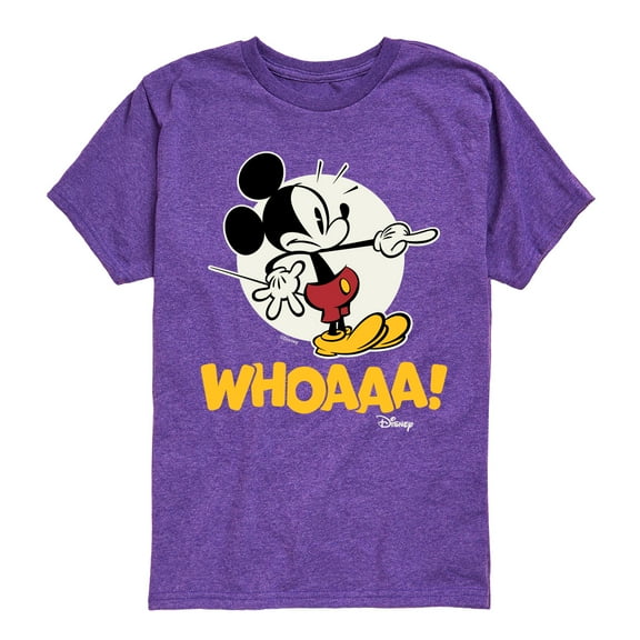 Disney - Mickey Mouse - WHOAAA! - Youth Short Sleeve Graphic T-Shirt