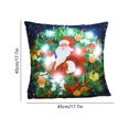 thumbnail image 3 of Funda de almohada de poliéster, decoraciones navideñas, almohadas navideñas, regalos navideños, luces LED, cojines cortos estampados para sofás, fundas de almohada, decoraciones de Halloween, decoraci, 3 of 6