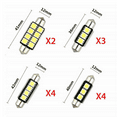 thumbnail image 2 of 46Pcs LED Car Interior Light Dome Trunk Map License Plate Lamp Bulb Kit, 2 of 8