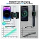 thumbnail image 2 of KU XIU X55 Fast Wireless Charger, Magnetic Foldable 3 in 1 Charging Station for iPhone 16/15/14/13/12/Pro/Plus/Pro Max, 5W Portable Charger for Apple Watch9/8/7/6/5/4/3/SE, for Airpods3/2/Pro-Black, 2 of 5