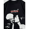 thumbnail image 3 of Men's Summer Character & Slogan Printed Round Neck Casual Short Sleeve T-Shirt |  S-5XL SIZE, 3 of 4