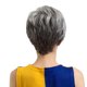 thumbnail image 3 of Peluca de pelo corto gris Zulema Peluca de moda para mujer cabello humano, 3 of 6