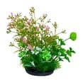thumbnail image 2 of Artificial Aquarium Plants Decoration, Plastic Aquatic Plant for Freshwater & Saltwater Fish Tanks, Turtle Tank and Aquascaping Landscaping Decor, 11 Inch Green, 2 of 6