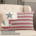 thumbnail image 6 of VHC Brands Hatteras Bedding Accessory, Pillow 14x22, Blue, 6 of 7