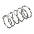 thumbnail image 1 of Unique Bargains 8mmx0.8mmx15mm 304 Ressort de Compression en Acier Inoxydable 11.8N Capacité de Charge, 20pcs, 1 of 5