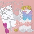 thumbnail image 3 of 2Pcs Bow Hair Clip Cutting Dies Butterfly Hair Clip Embossing Stencil Template for DIY Carbon Steel Crafting Die Cut for Card Making Scrapbooking Photo Album Decoration, 3 of 8