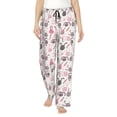 thumbnail image 2 of Lsque Rabbit And Carrot Print Women's Pajama Pants, Lounge Pant - Comfortable Home Wear,Elastic Waistband, Stylish Design-Small, 2 of 9