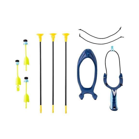 HearthSong 2-in-1 Slingshot and Hand Archery Set for Kids