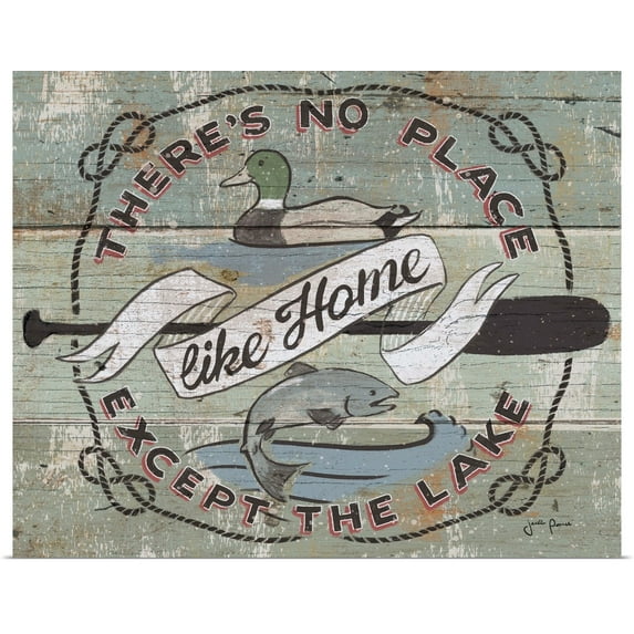 Great BIG Canvas | Rolled Janelle Penner Poster Print entitled Cabin Fever IV