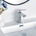 thumbnail image 1 of Stylish Single Handle Polished Chrome Bathroom Faucet B-112C, 1 of 13