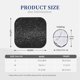 thumbnail image 3 of Fotbe Black And White Dotted Juego de 2 Piezas de Parasoles para Parabrisas | Bloqueador Solar para Auto | Accesorios Plegables para Protección Solar Interior-Large, 3 of 6