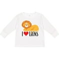 thumbnail image 3 of Inktastic I Love Lions Boys or Girls Long Sleeve Toddler T-Shirt, 3 of 5