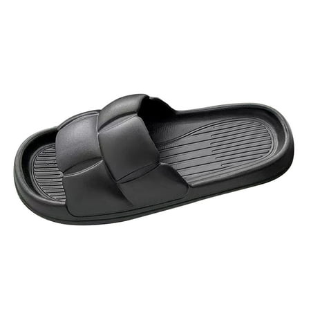 XDDST Home Slippers Cloud Slides for Women and Men Shower Slippers Bathroom Sandals Extremely Comfy Cushioned Thick Sole Slippers Beach Shoes