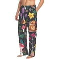 thumbnail image 2 of Bingfone Mushrooms Snails Butterflies Mens All Over Print Sleep Pajama Pants-Xx-Large, 2 of 9