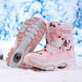thumbnail image 2 of BOBOGOJP Kids Snow Boots for Boys Girls Winter Warm Waterproof Non Slip Outdoor Shoes Cold Weather (Toddler/Little Kid/Big Kid) Pink for Size 13, 2 of 9