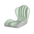 thumbnail image 4 of Cojín asiento y respaldo espuma viscoelástica, transpirable, con funda extraíble, , ergonómico para sillas oficina y para conductores Verde grisáceo, 4 of 8