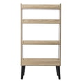 thumbnail image 2 of Southern Enterprises Berritza Wood Midcentury Modern Bookshelf in Natural, 2 of 7