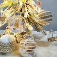thumbnail image 6 of VERUGU 9Pcs Christmas Balls 3.15 inch Ornaments for Xmas Tree Christmas Decorations Transparent Hanging Balls Party Holiday Ornaments Set, Christmas Gifts on Clearance, 6 of 8