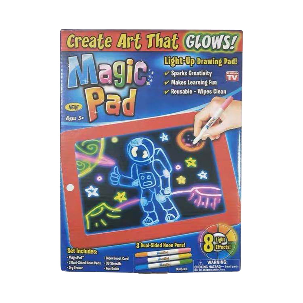 NEW Ontel Magic PadLight Up LED BoardKids Draw Sketch Create Doodle Gift 