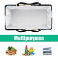 thumbnail image 5 of Cattle Large Capacity Reusable Foldable Oxford Cloth Easter Basket Beach Bag Picnic Basket Storage Bins, 5 of 7