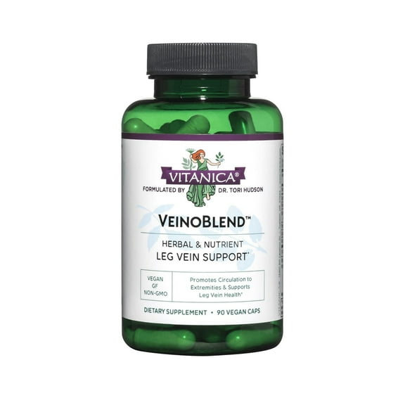 Vitanica VeinoBlend, Vein Support, Vegan, 90 Capsules