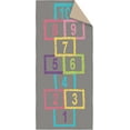thumbnail image 6 of 2'2" x 6' Hopscotch Kids Rug - Play Mat for Playroom, Bedroom, Daycare & Classroom - Fun & Interactive Game Carpet - Durable and Non-Slip - Perfect for Learning & High-Traffic Areas, Pink, 6 of 6