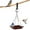 Red#4, variant on Hummingbird Feeder | Bird Feeder Tray for Outdoor Garden Backyard | S Hook Hanging Bird Feeder with Perch | Weather Resistant Bird Feeding Station for Nature Enthusiasts | Easy to Clean Bird Feeder