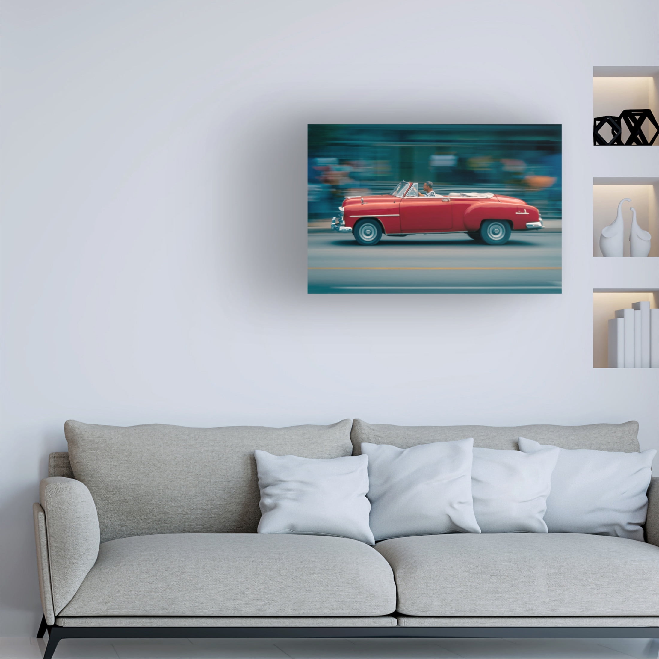 Trademark Fine Art Andreas Bauer Driving Fast Canvas Wall Art