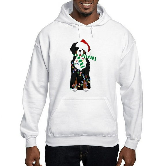 CafePress - Christmas Bernese Mt Holiday Dog Sweatshirt - Pullover Hoodie, Hooded Sweatshirt
