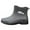 Grey, variant on LIJCC Men Women's Deck Boots Short Ankle Boots Waterproof Ankle Rubber Rain Boots Work Shoes Casual Shoes for Gardening Fishing Boating Camping Boots Shoes