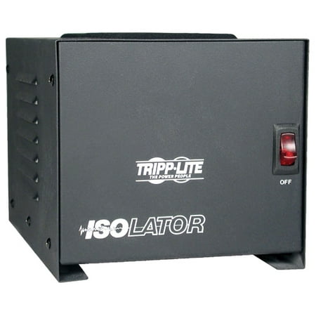 Tripp Lite - IS1000 - Tripp Lite Isolation Transformer 1000W Surge 120V 4 Outlet 6' Cord TAA GSA - Receptacles: 4 x NEMA
