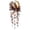 A, variant on Bohemian Moon Animal Wall Hanging with LED String Lights, Floral Crystal Tassel Wall Art Decor for Indoor Home Party