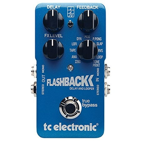 TC Electronic FlashBack Delay and Looper Guitar Delay Effect (Best Delay Looper Pedal)