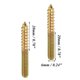 thumbnail image 5 of 12Pcs Double Thread Screws, Wood Furniture Connector, M6 x 40mm, 5 of 5