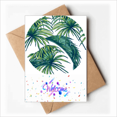 thumbnail image 1 of Green Sky Happy Art Deco Fashion Welcome Back Greeting Cards Envelopes Blank, 1 of 3