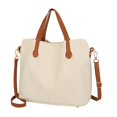 thumbnail image 2 of NOKIO Female One-Shoulder Tote Bag, Ladies One-Shoulder Convertible Bag Fashion Simplicity Bag Women Leather Color Crossbody Bag Zipper Bag Shoulder Bag Hand Bag, 2 of 8