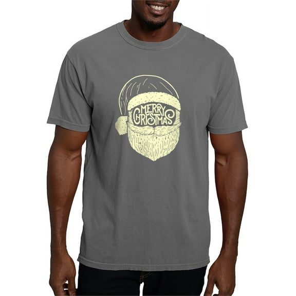 CafePress - Merry Christmas Santa - Mens Comfort Colors Shirt