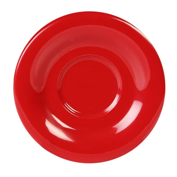 Excellante Color Pure Red melamine dinnerware collection 5.5 inch saucer, comes in dozen