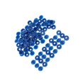 thumbnail image 4 of 50pcs Furniture Decorative Cover Plastic Hinged Fold Snap Caps Plastic Screw Caps Blue, 4 of 9