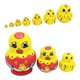 thumbnail image 1 of Adorable Chicken Pattern Nesting Dolls Matryoshka 10 Layers Housewarming Gifts CUTICAT muñeca rusa de anidación, 1 of 8