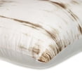 thumbnail image 4 of Nassau Collection Handmade Woven Striped Cotton Throw Pillow - 20" - White and Brown, 4 of 4