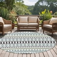 thumbnail image 6 of Ethnic Tribe Boho Washable Round Rug 6ft Area Rug for Living Room, Soft Large Non-Slip Circle Dining Room Rugs Geometric Diamonds Dots Modern Carpet for Bedroom Entryway Classroom Dorm, 6 of 9