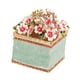 thumbnail image 4 of Caja de baratijas pintada a mano, caja de almacenamiento de tesoros, escultura, regalos decorativos, decoración Azul, 4 of 9