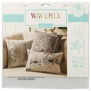 Waverly Inspirations Art Stencils, 12" x 12" Paris Stencil, 3 Piece