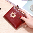 thumbnail image 3 of Girls Wallet Small Bifold Womens Wallets Rfid,Compact Female Cute Mini Zipper Coin Card Purse for Teen Girl Kids (Red), 3 of 5