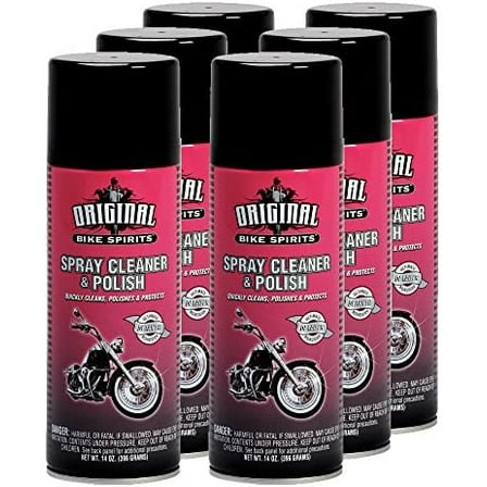 Original Bike Spirits Spray Cleaner & Polish 14 oz Can - 1039615 - Qty (6)