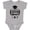 AC-Heather Grey, variant on Class of 2038 Grad with Diploma and Graduation Cap Boys or Girls Baby Bodysuit