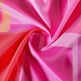 thumbnail image 4 of Colorful Pink Fabric Shower Curtain for Bathroom Aesthetic Decor, Heavy Duty Bright Abstract Geometric Modern Y2K Simple Groovy Preppy Shower Curtain Set with Hooks, 4 of 6