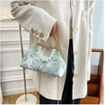thumbnail image 3 of Pearl Evening Bag for Women Vintage Embroidered Floral Clutch Purse Evening Handbag Shoulder Crossbody Bags, 3 of 7