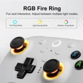 thumbnail image 4 of 8BitDo Ultimate 2 Wireless Controller for Windows PC, Apple, Steam & Android, Gaming Controller with TMR Joysticks, Hall/Tactile Triggers, Motion Control, RGB Fire Ring, 1000Hz Polling Rate, 4 of 7